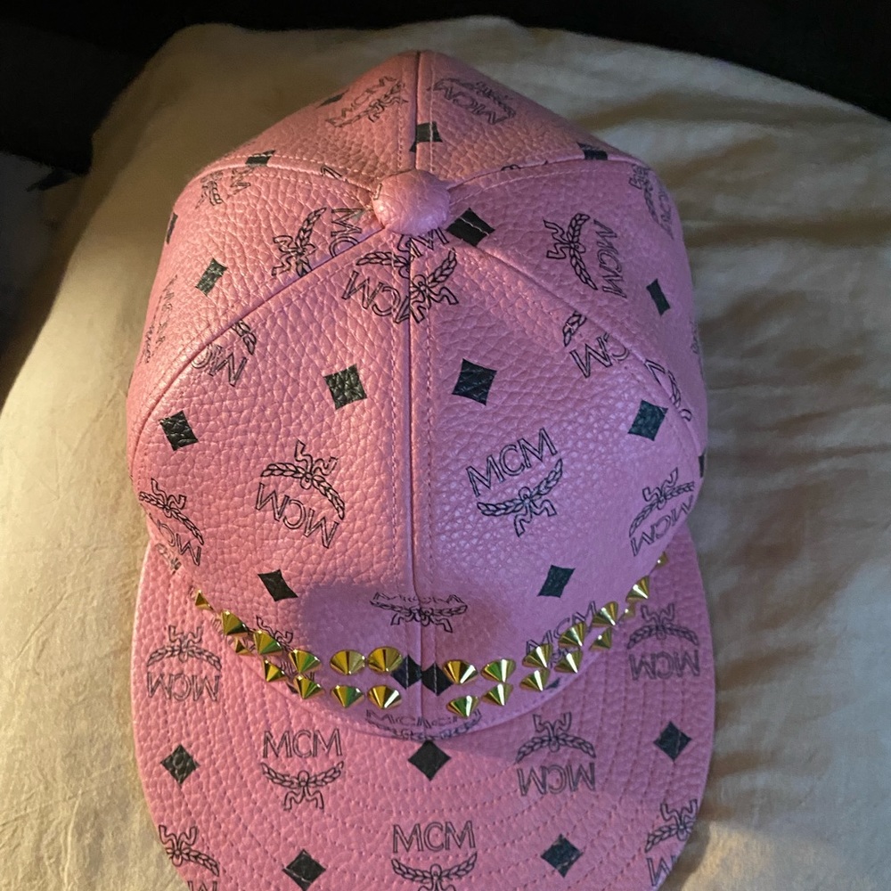 Mcm hat 100% Authentic pink